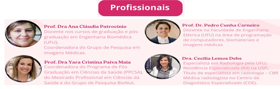 Banner - Outubro Rosa - Mesa Redonda - Prevenção e Diagnóstico do Câncer de Mama e Inovações Tecnológicas de Auxílio a Detecção da Doença, quem são os profissionais que estarão no evento