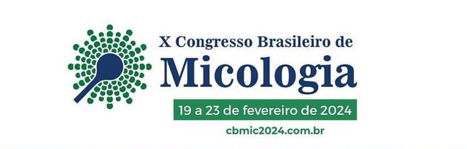 Banner do décimo congresso brasileiro de micologia - de 19 a 23 de setembro, em Belo Horizonte