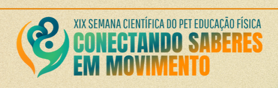 Logo da XIX Semana Científica do PET Educação Física Logo da XIX Semana Científica do PET Educação Física