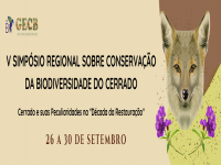 Capa do V Simpósio Regional sobre Conservação da Biodiversidade do Cerrado